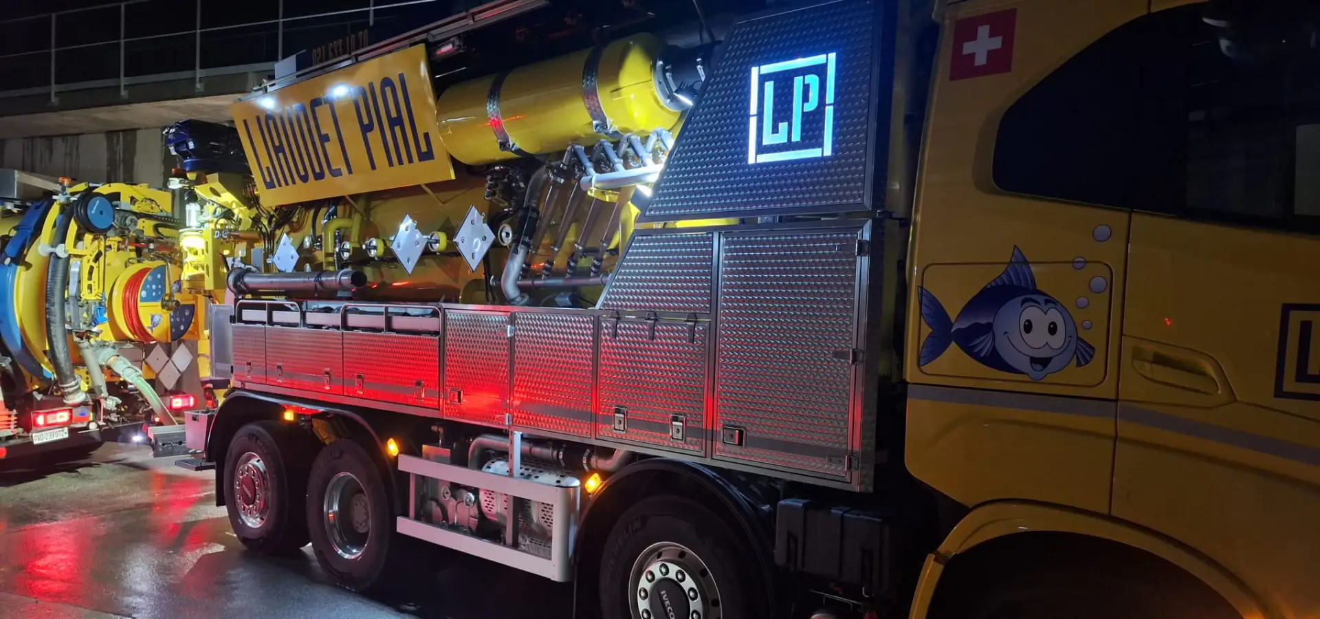 14 heures d’intervention de nuit en urgence ce week-end pour 3 de nos camions.